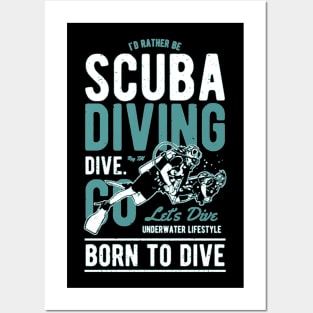 Scuba Diving Co Posters and Art